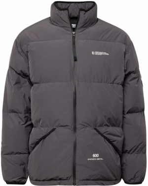 BLS HAFNIA Prechodná bunda  čierna melírovaná / biela