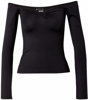 Gina Tricot Tričko  zlatá / čierna