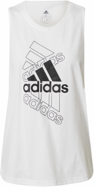 ADIDAS SPORTSWEAR Športový top  čierna / biela