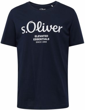 s.Oliver Tričko  tmavomodrá / biela
