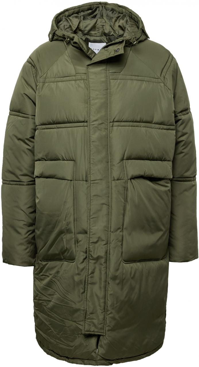 TOPMAN Zimná parka  kaki