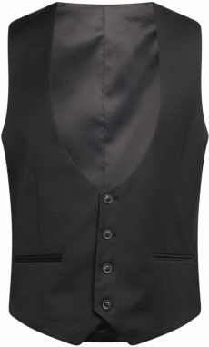 TOPMAN Vesta k obleku  čierna
