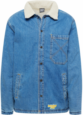 HOMEBOY Prechodná bunda 'SHERPA Jacket Denim'  modrá denim