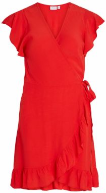 VILA Letné šaty 'VIFINI'  červená