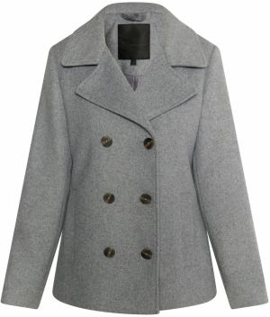 DreiMaster Klassik Prechodná bunda  sivá melírovaná