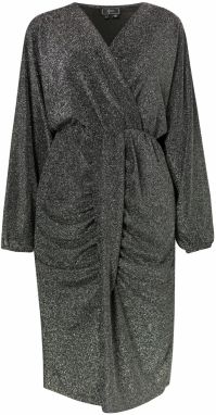 faina Šaty  striebornosivá / strieborná
