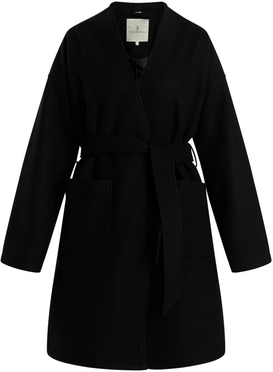DreiMaster Klassik Prechodný kabát  čierna