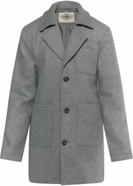 DreiMaster Vintage Prechodný kabát 'Altiplano'  sivá melírovaná