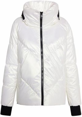 faina Zimná bunda 'Imane'  čierna / biela