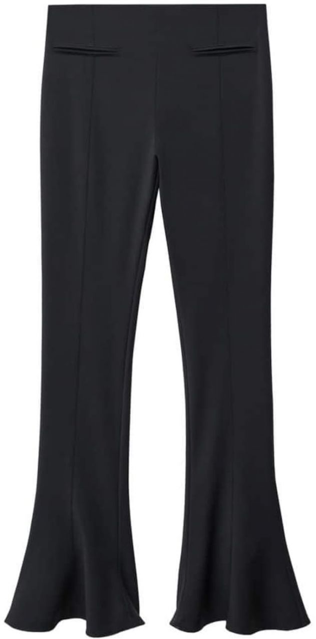 MANGO Nohavice 'America'  čierna