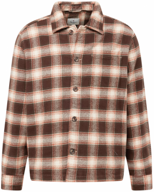 Pepe Jeans Košeľa 'CHAENDLER'  béžová / hnedá / svetločervená