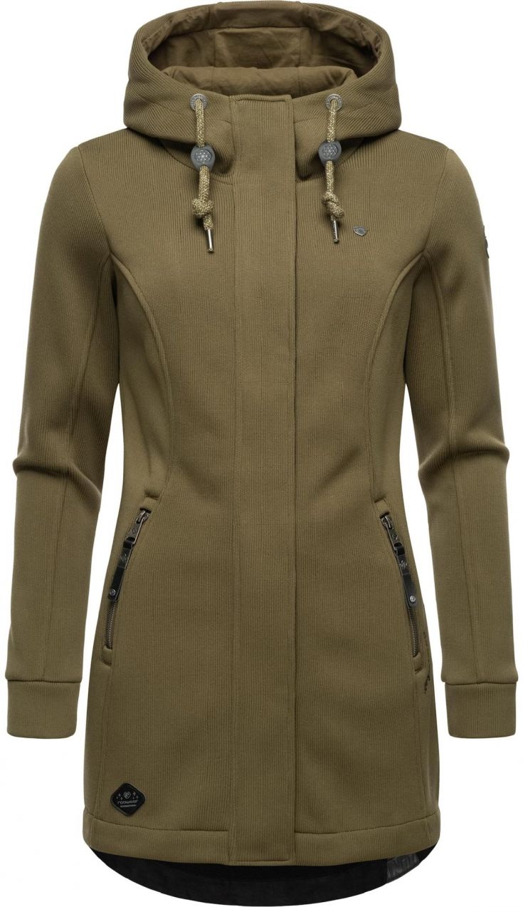 Ragwear Tepláková bunda 'Letti'  sivá / olivová / čierna