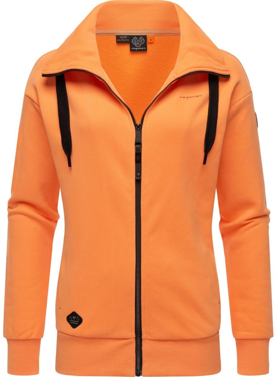 Ragwear Tepláková bunda 'Shocky'  oranžová / čierna