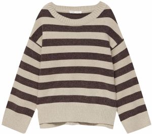 Pull&Bear Sveter  svetlohnedá / tmavohnedá