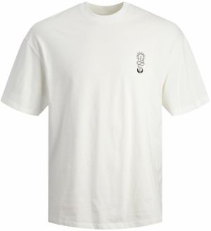 JACK & JONES Tričko 'HEKTOR'  čierna / biela
