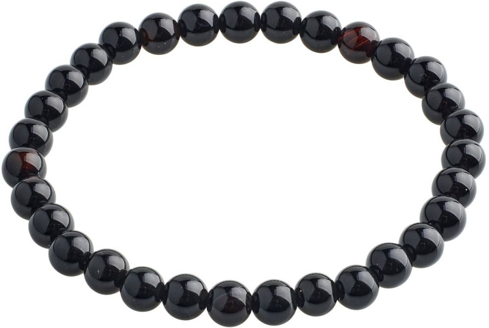 Pilgrim Náramok 'POWERSTONE'  čierna