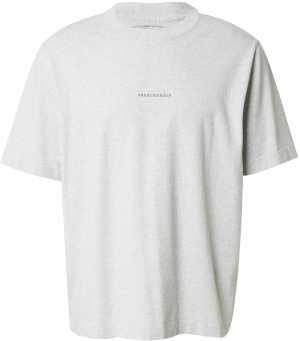 Abercrombie & Fitch Tričko  sivá / svetlosivá