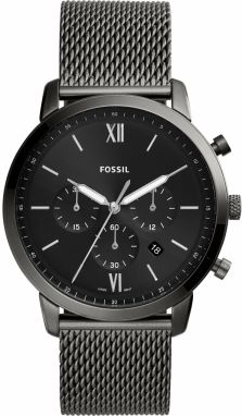 FOSSIL Analógové hodinky  striebornosivá