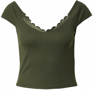 ABOUT YOU Tričko 'Mele'  tmavozelená