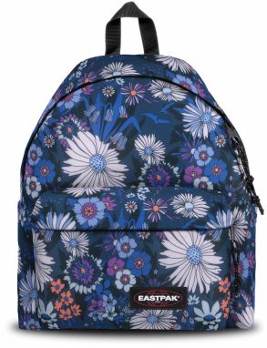 EASTPAK Batoh  modrá / pastelovo červená / biela