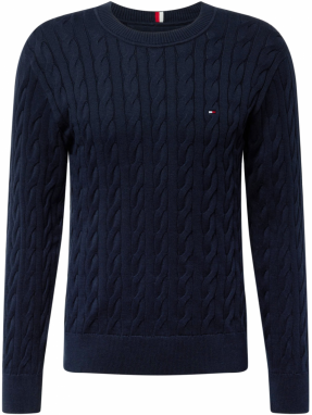 TOMMY HILFIGER Sveter 'Classics'  námornícka modrá