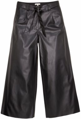 TOM TAILOR Plisované nohavice  čierna