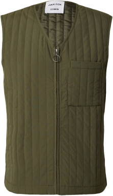 DAN FOX APPAREL Vesta 'Fabian'  kaki