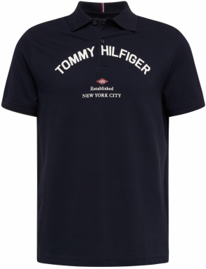 TOMMY HILFIGER Tričko  námornícka modrá / červená / biela