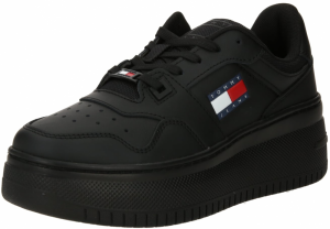 Tommy Jeans Nízke tenisky 'Retro Basket Ess'  námornícka modrá / červená / čierna / biela