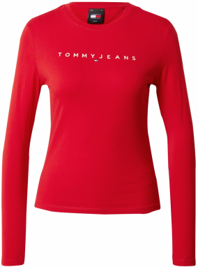 Tommy Jeans Tričko  námornícka modrá / červená / biela