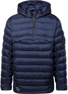 ALPHA INDUSTRIES Prechodná bunda  tmavomodrá