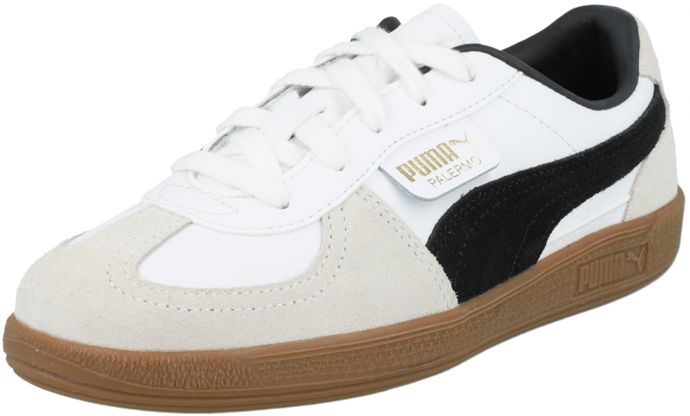 PUMA Tenisky 'Palermo'  zlatá žltá / dymovo šedá / čierna / biela