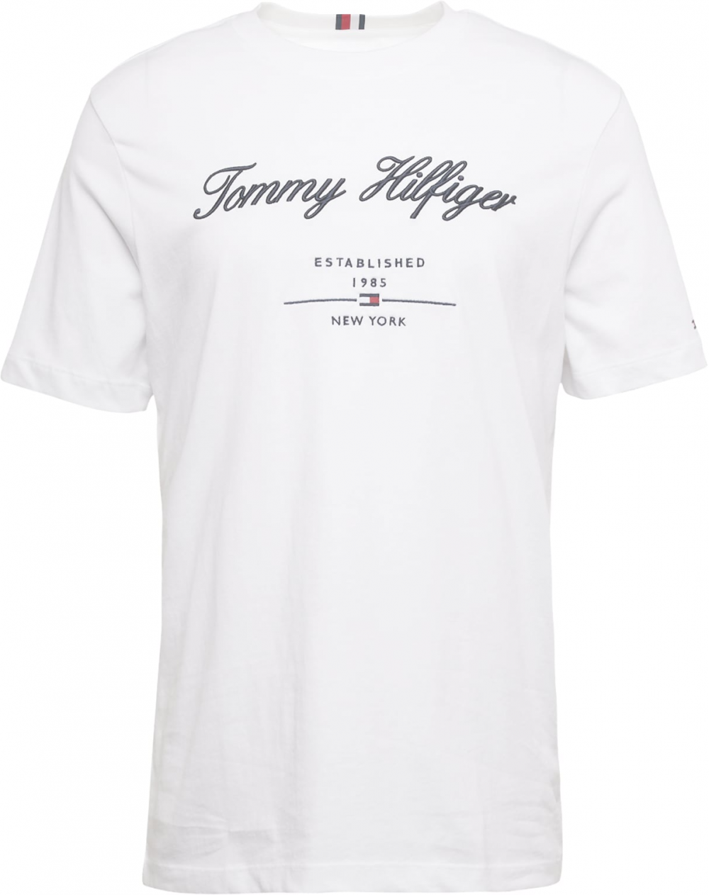 TOMMY HILFIGER Tričko  námornícka modrá / červená / čierna / biela
