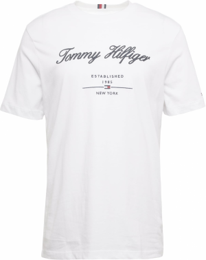 TOMMY HILFIGER Tričko  námornícka modrá / červená / čierna / biela