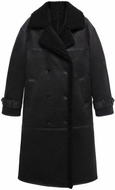 MANGO Zimný kabát 'Mamba'  čierna