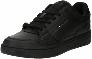 TOMMY HILFIGER Nízke tenisky  námornícka modrá / ohnivo červená / čierna / šedobiela