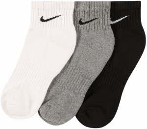 NIKE Ponožky 'EVERYDAY CUSH'  sivá melírovaná / čierna / biela