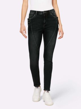 heine Džínsy  čierny denim