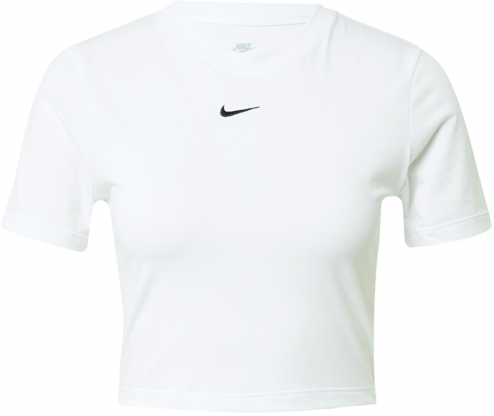 Nike Sportswear Tričko 'Essential'  čierna / biela