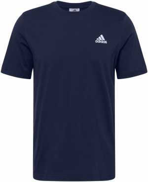 ADIDAS SPORTSWEAR Funkčné tričko 'Essentials'  tmavomodrá / biela