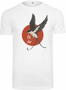 Mister Tee Tričko 'Free'  béžová / červená / biela