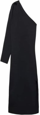 MANGO Pletené šaty 'Dracula'  čierna