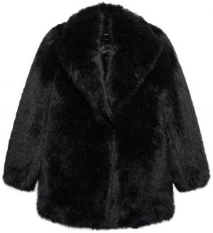 MANGO Zimný kabát 'Brindis'  čierna