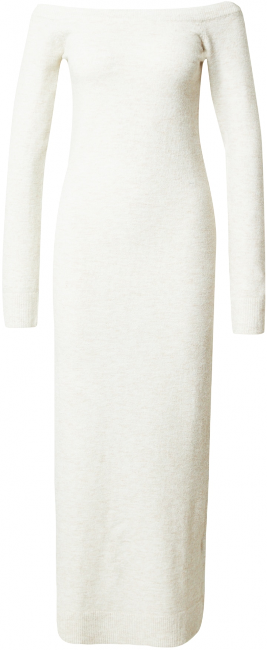 WEEKDAY Pletené šaty 'Lollo'  biela