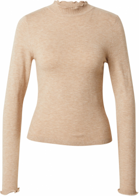 VERO MODA Sveter 'GOLD'  béžová / piesková