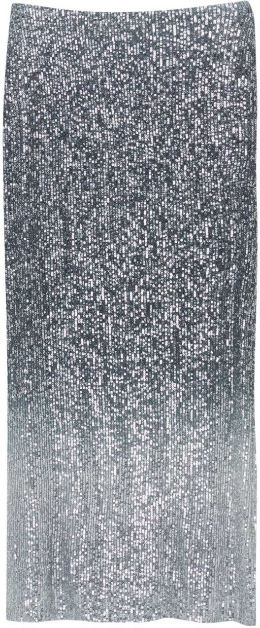 Pull&Bear Sukňa  sivá / svetlosivá / tmavosivá / strieborná