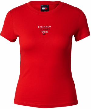 Tommy Jeans Tričko 'ESSENTIAL'  námornícka modrá / červená / biela
