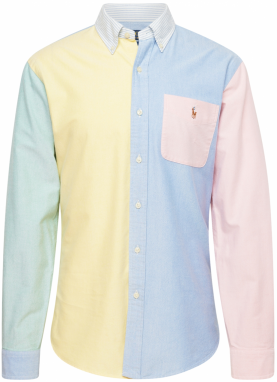Polo Ralph Lauren Košeľa  svetlomodrá / svetložltá / mätová / rosé