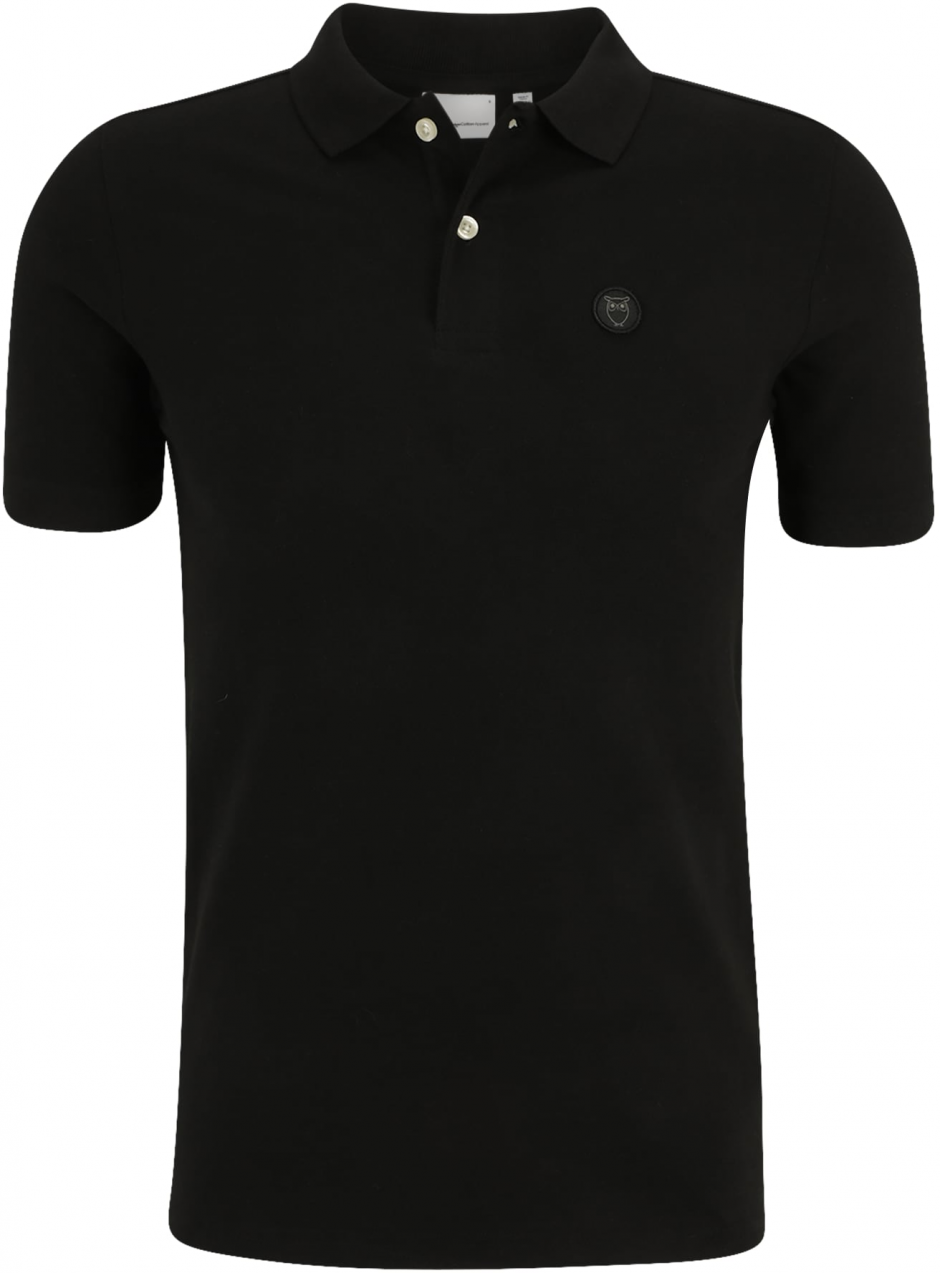 KnowledgeCotton Apparel Tričko 'Rowan'  čierna