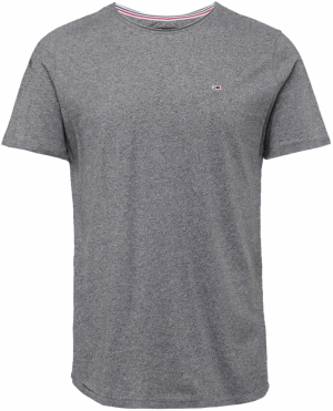 Tommy Jeans Tričko 'Jaspe'  námornícka modrá / sivá / červená / biela